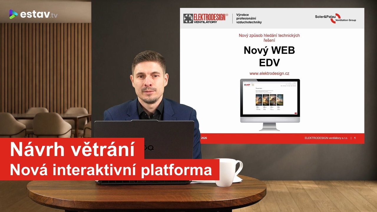 Nová interaktivní platforma pro návrh větrání