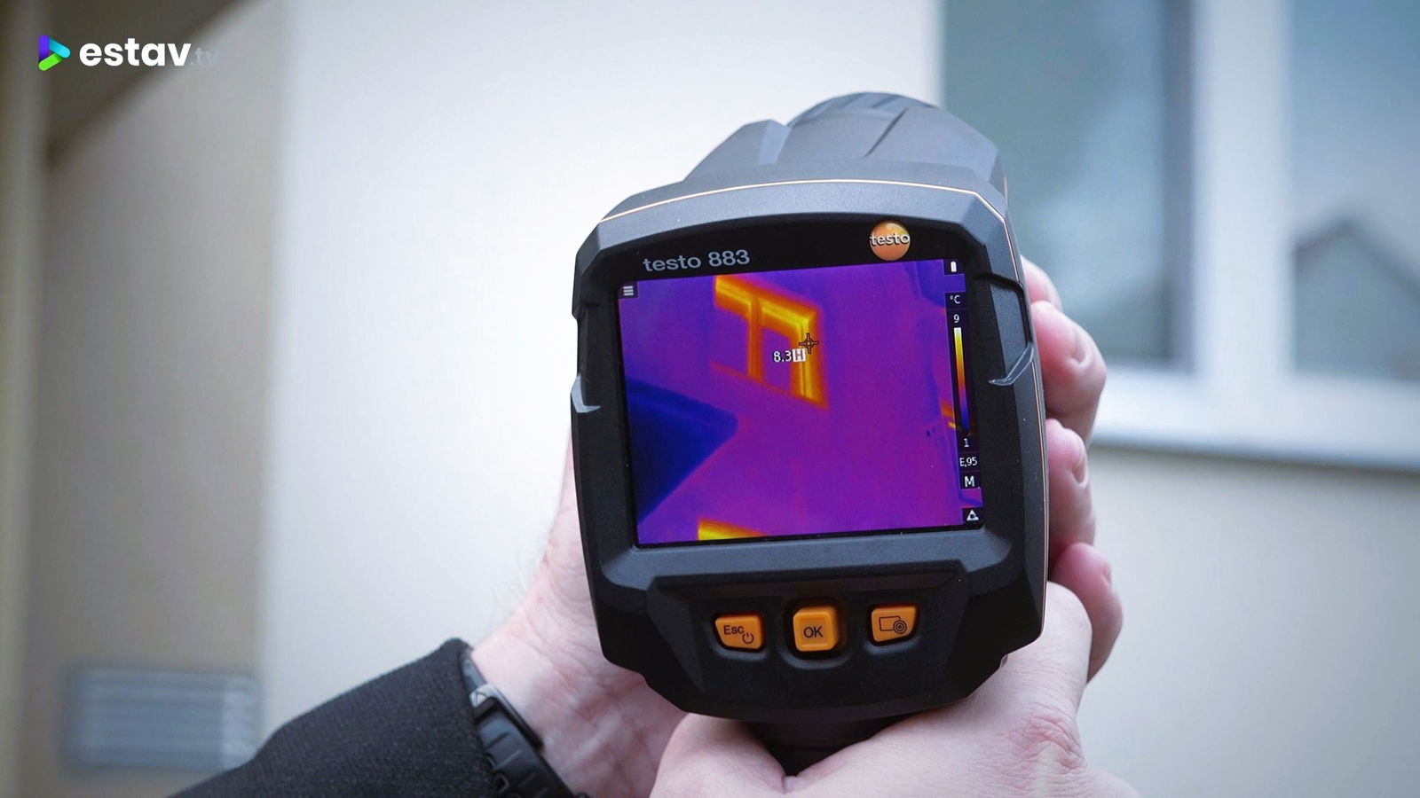 Kontrola bytového domu a bytu s přístroji testo