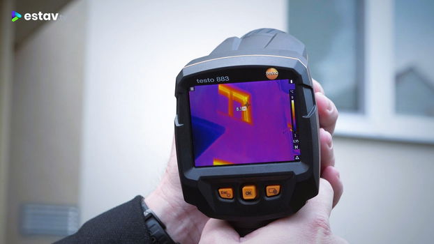 Kontrola bytového domu a bytu s přístroji testo