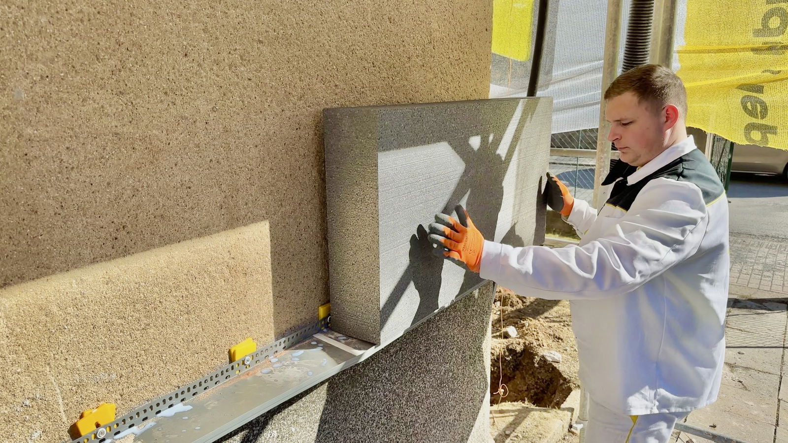 Založení zateplovacího systému ETICS