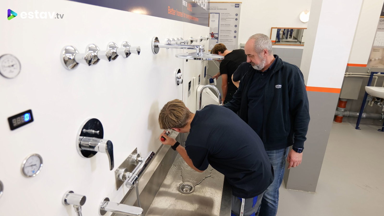 Učebna Grohe na Střední škole stavební Jihlava