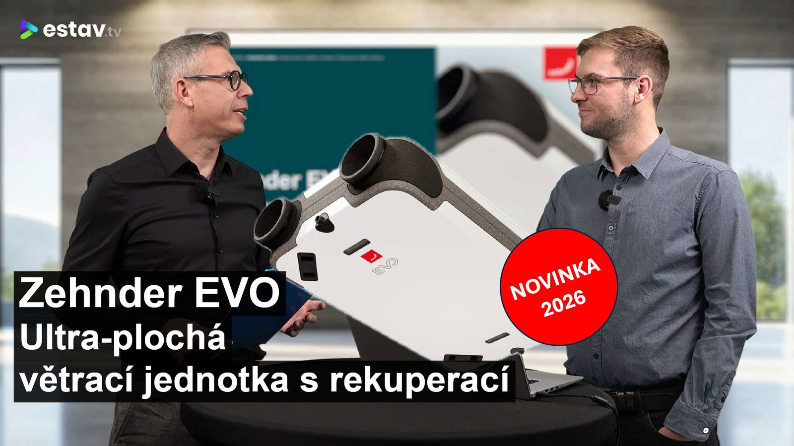 Zehnder EVO: Ultra-plochá větrací jednotka s rekuperací