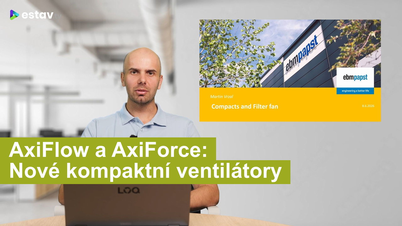 AxiFlow a AxiForce: Nové kompaktní ventilátory