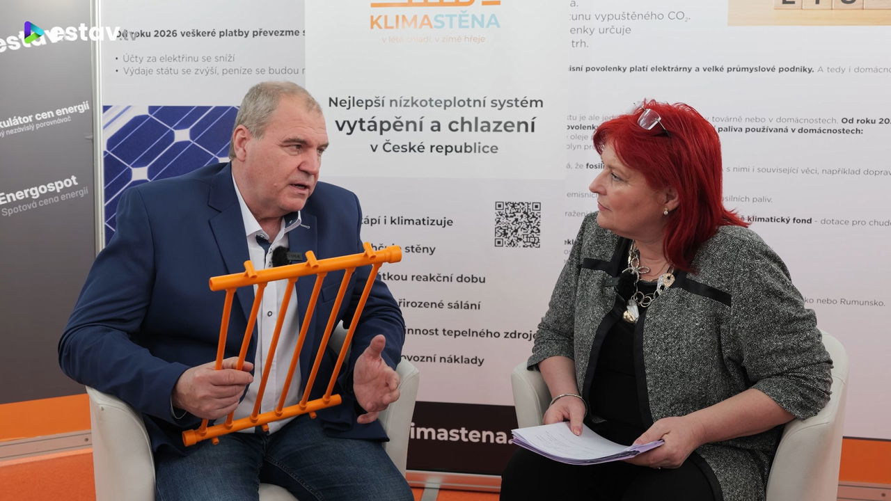 Český systém Klimastěna, který umí vytopit i historický zámek