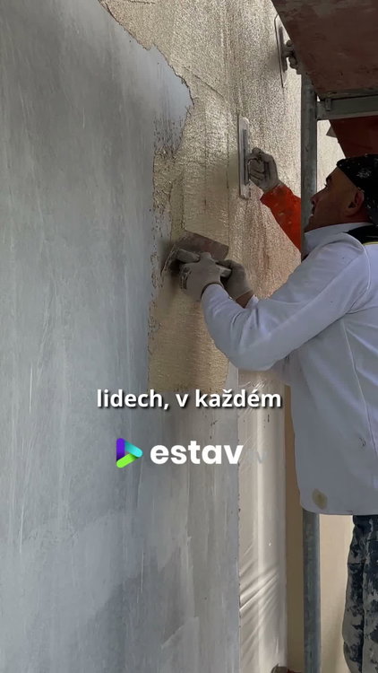 I na zateplení patří omítka. No jak by to bez ní vypadalo?