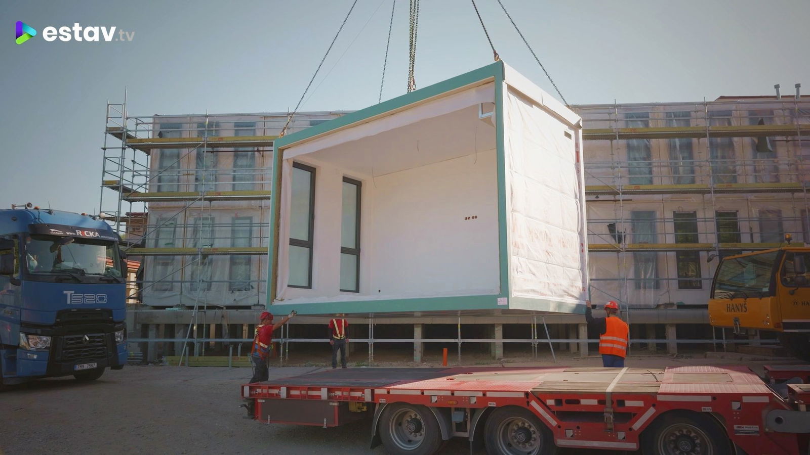 Nejen hotel vzniká v novém modulárním objektu v areálu výstaviště PVA EXPO PRAHA