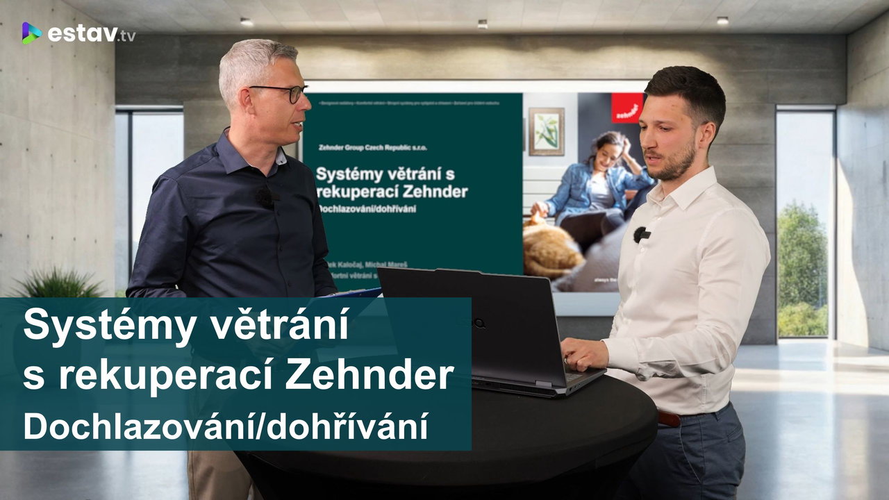 Dochlazování a dohřívání v systémech větrání s rekuperací Zehnder